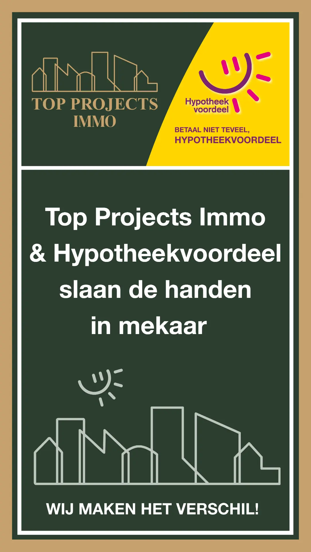 Top Projects Immo & Hypotheekvoordeel samenwerking