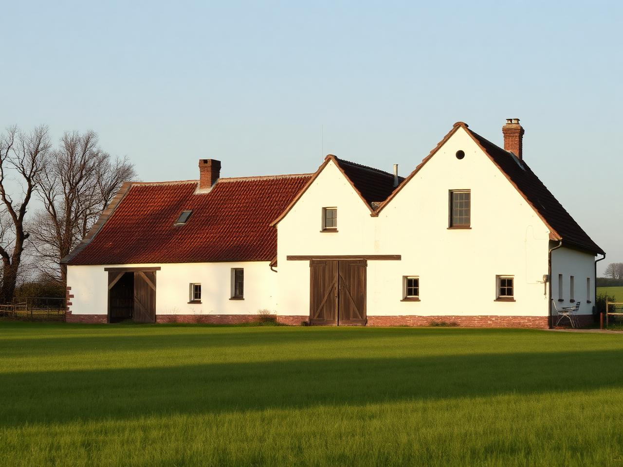 Landelijke hoeve met bijgebouw
