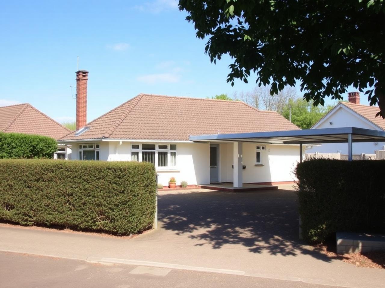 Bungalow met carport